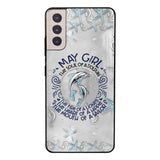 PERSONALIZED MAY DOLPHIN GIRL PHONECASE QTTQ2603