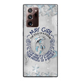 PERSONALIZED MAY DOLPHIN GIRL PHONECASE QTTQ2603