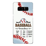 Personalized Baseball grandma Phone Case 3N 2603