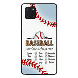 Personalized Baseball grandma Phone Case 3N 2603
