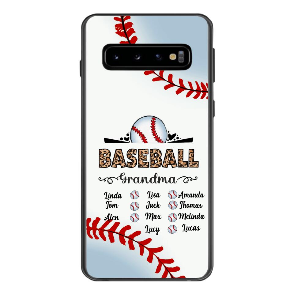 Personalized Baseball grandma Phone Case 3N 2603