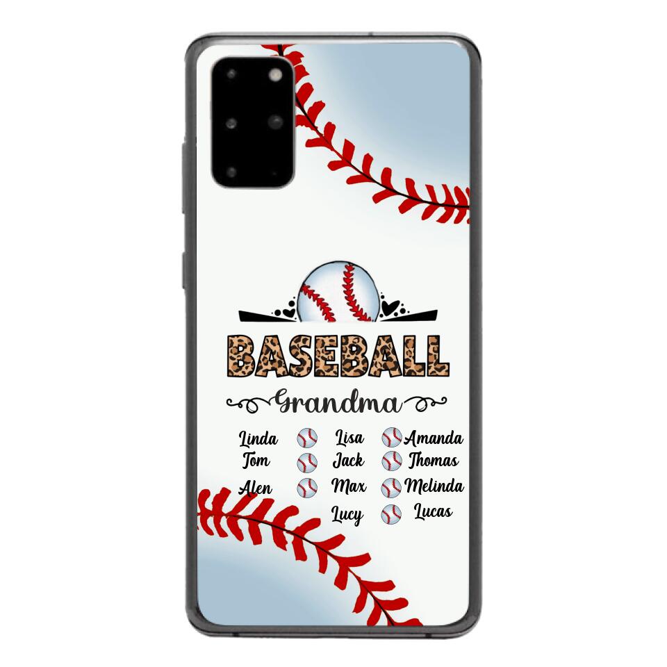 Personalized Baseball grandma Phone Case 3N 2603