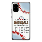 Personalized Baseball grandma Phone Case 3N 2603