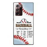 Personalized Baseball grandma Phone Case 3N 2603