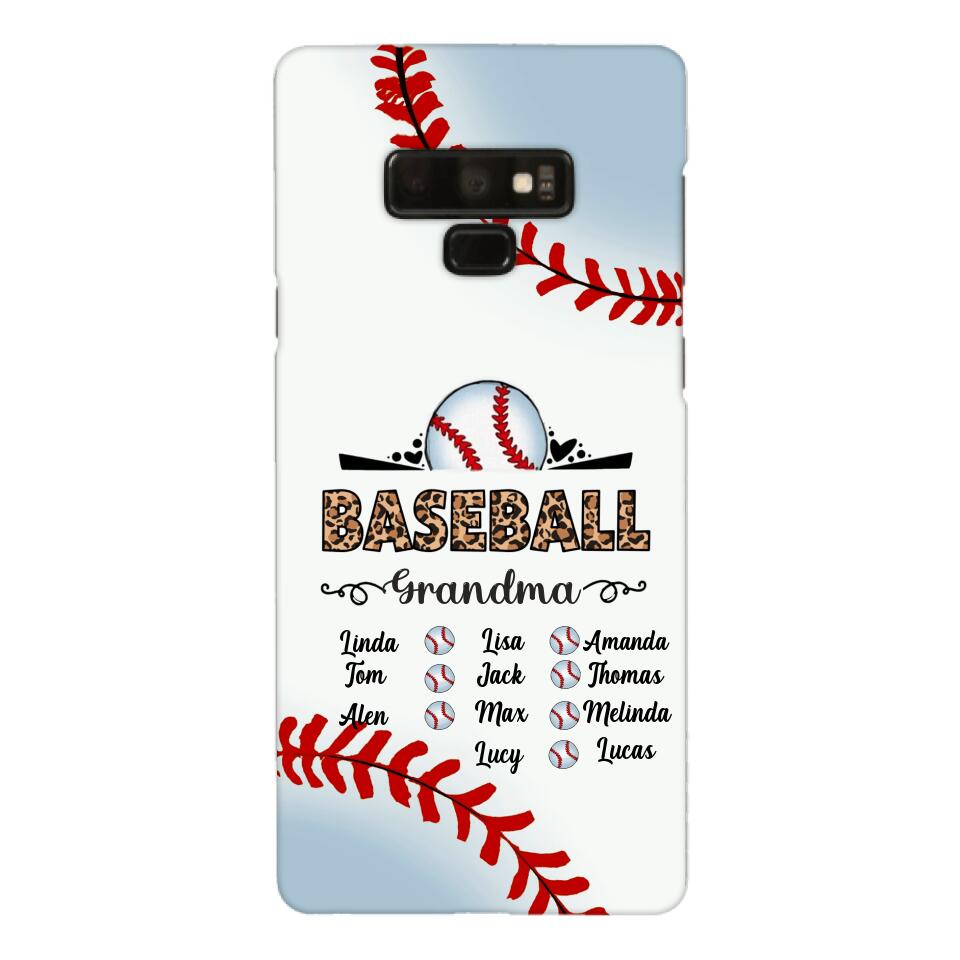 Personalized Baseball grandma Phone Case 3N 2603