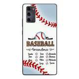Personalized Baseball grandma Phone Case 3N 2603