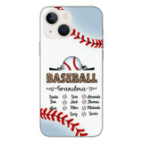 Personalized Baseball grandma Phone Case 3N 2603