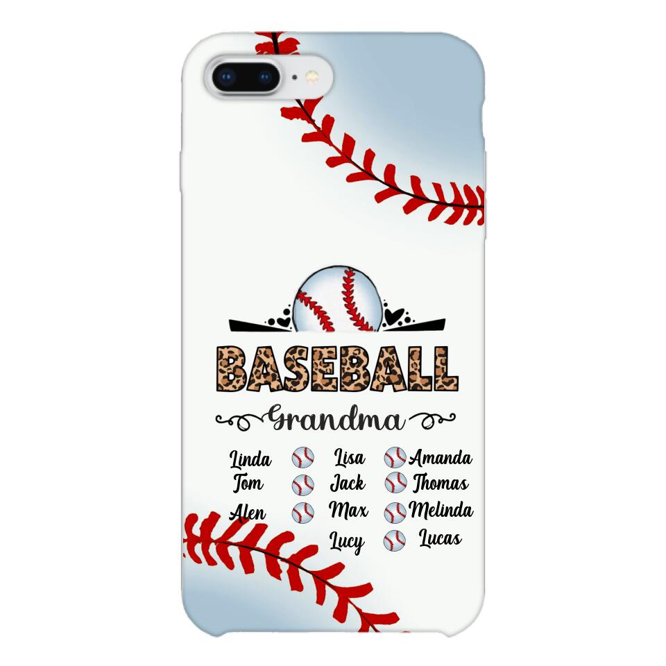 Personalized Baseball grandma Phone Case 3N 2603
