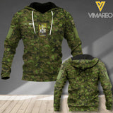 Personalized Canadian Soldier Camo Hoodie Printed 22MAR-DT26