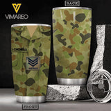 Personalized Australian Soldier Tumbler Printed 22MAR-HC26
