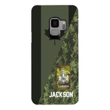PERSONALIZED CANADIAN ARMY CAMO RANK PHONECASE QTMQ2603