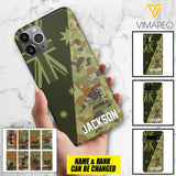 PERSONALIZED AUSTRALIAN ARMY CAMO RANK PHONECASE QTMQ2603