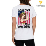 PERSONALIZED I AM NOT MOST POLICE WOMEN TSHIRT QTHC2603