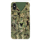 Personalized U.S.Navy Camo Phone Case Printed 25MAR-DT26