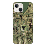 Personalized U.S.Navy Camo Phone Case Printed 25MAR-DT26
