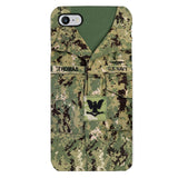 Personalized U.S.Navy Camo Phone Case Printed 25MAR-DT26