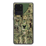 Personalized U.S.Navy Camo Phone Case Printed 25MAR-DT26