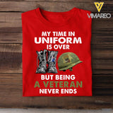 Personalized Australian Veterans Tshirt Printed 22MAR-MQ26