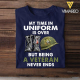 Personalized Canadian Veterans Tshirt Printed 22MAR-MQ26