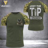 Personalized Australian Soldier Camo Tshirt Printed 22MAR-HQ26
