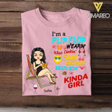 Personalized I'm Flip Flop Sun Bathing Beach Going Tumbler Tshirt QTDT2803