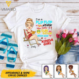 Personalized I'm Flip Flop Sun Bathing Beach Going Tumbler Tshirt QTDT2803