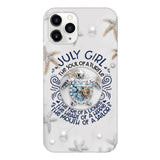 PERSONALIZED JULY TURTLE GIRL PHONECASE QTTQ2803