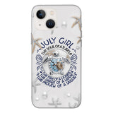 PERSONALIZED JULY TURTLE GIRL PHONECASE QTTQ2803