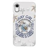 PERSONALIZED JULY TURTLE GIRL PHONECASE QTTQ2803