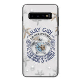 PERSONALIZED JULY TURTLE GIRL PHONECASE QTTQ2803