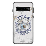 PERSONALIZED JULY TURTLE GIRL PHONECASE QTTQ2803