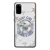 PERSONALIZED JULY TURTLE GIRL PHONECASE QTTQ2803