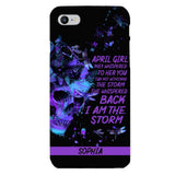 Personalized April Girl Phone Case Printed 25MAR-HC28