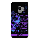 Personalized April Girl Phone Case Printed 25MAR-HC28