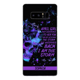 Personalized April Girl Phone Case Printed 25MAR-HC28