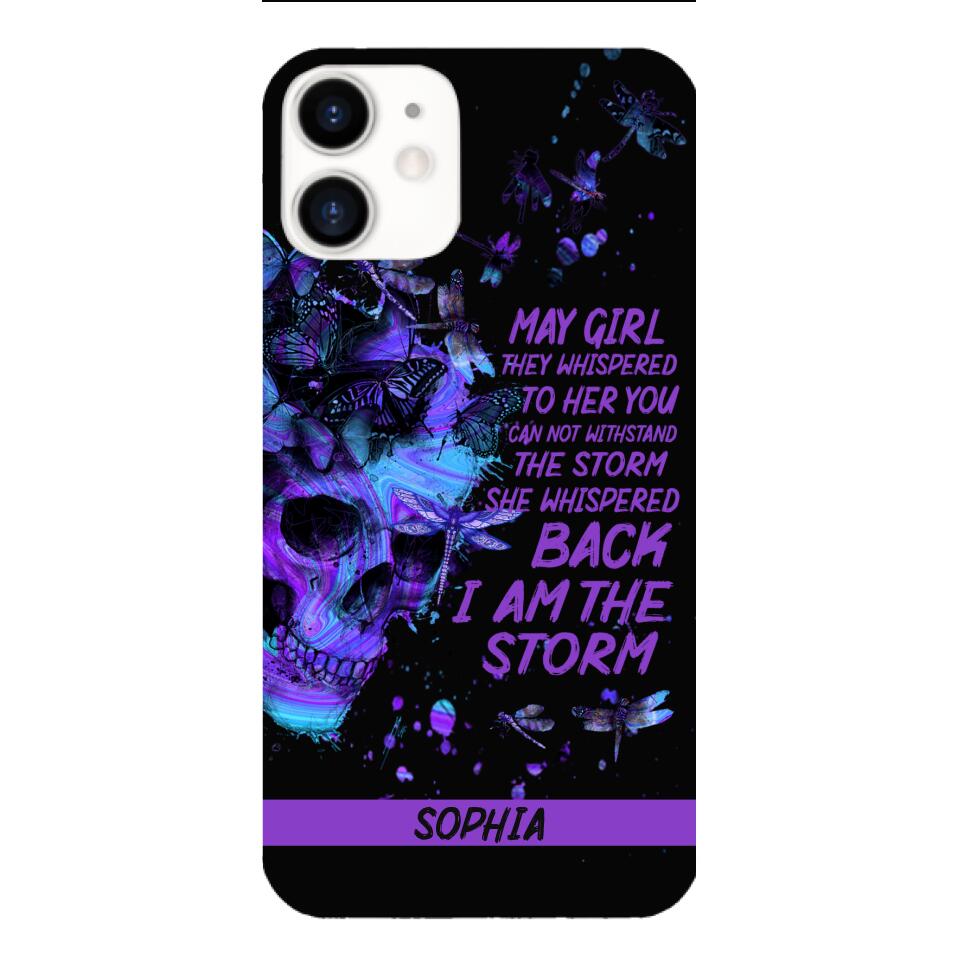 Personalized May Girl Phone Case Printed 25MAR-HC28