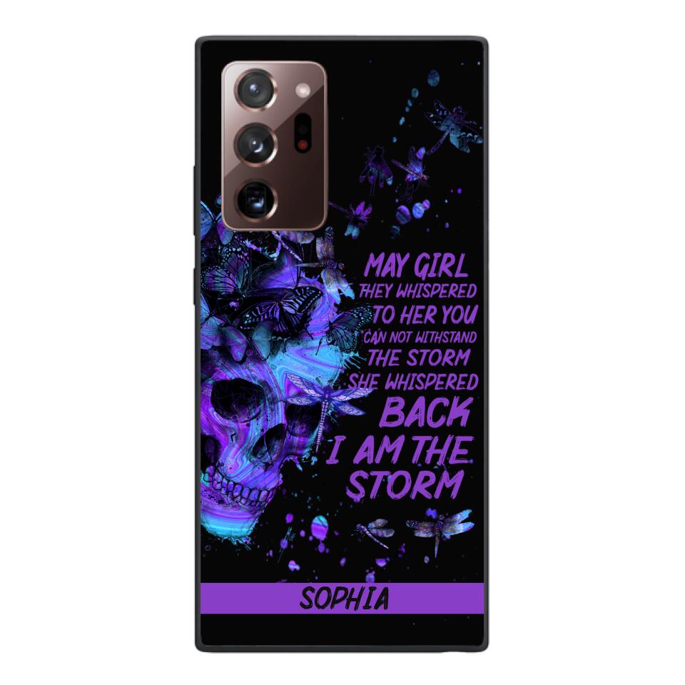 Personalized May Girl Phone Case Printed 25MAR-HC28