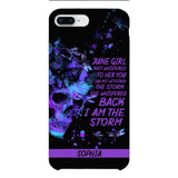 Personalized June  Girl Phone Case Printed 25MAR-HC28