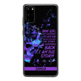Personalized June  Girl Phone Case Printed 25MAR-HC28