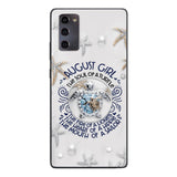 PERSONALIZED AUGUST TURTLE GIRL PHONECASE QTTQ2803