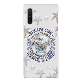 PERSONALIZED AUGUST TURTLE GIRL PHONECASE QTTQ2803
