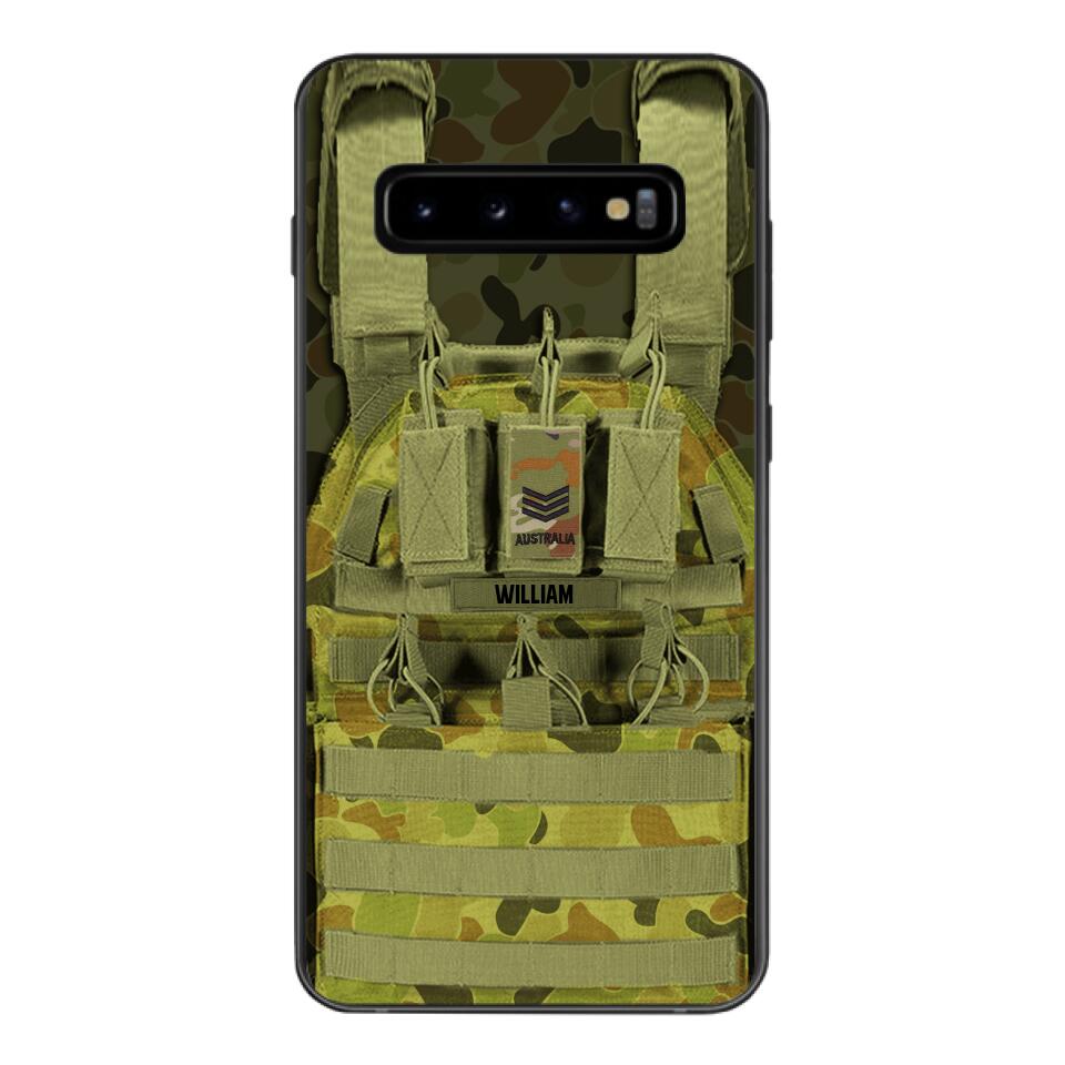 Personalized Australian Soldier Phone Case Printed 25MAR-DT28