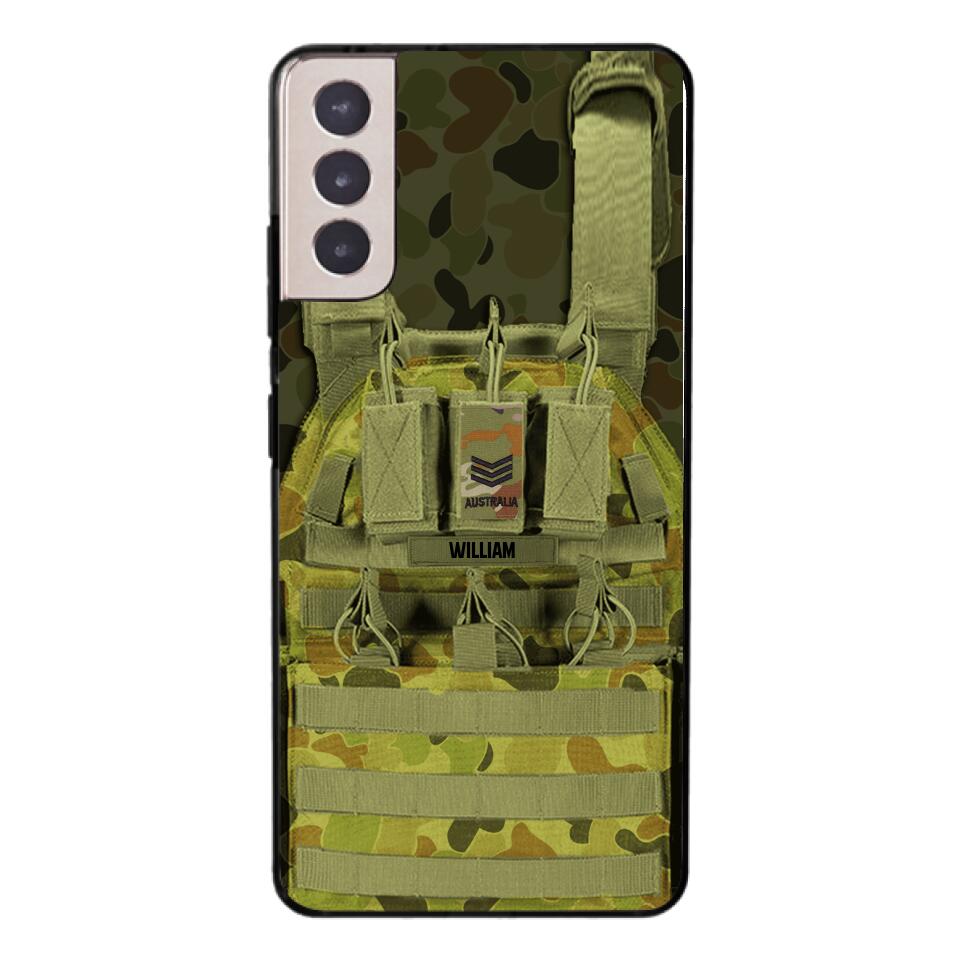 Personalized Australian Soldier Phone Case Printed 25MAR-DT28