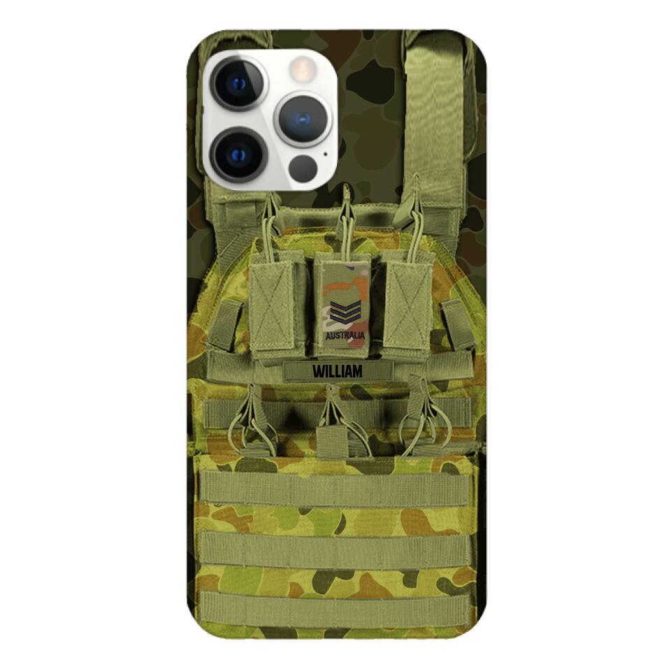Personalized Australian Soldier Phone Case Printed 25MAR-DT28