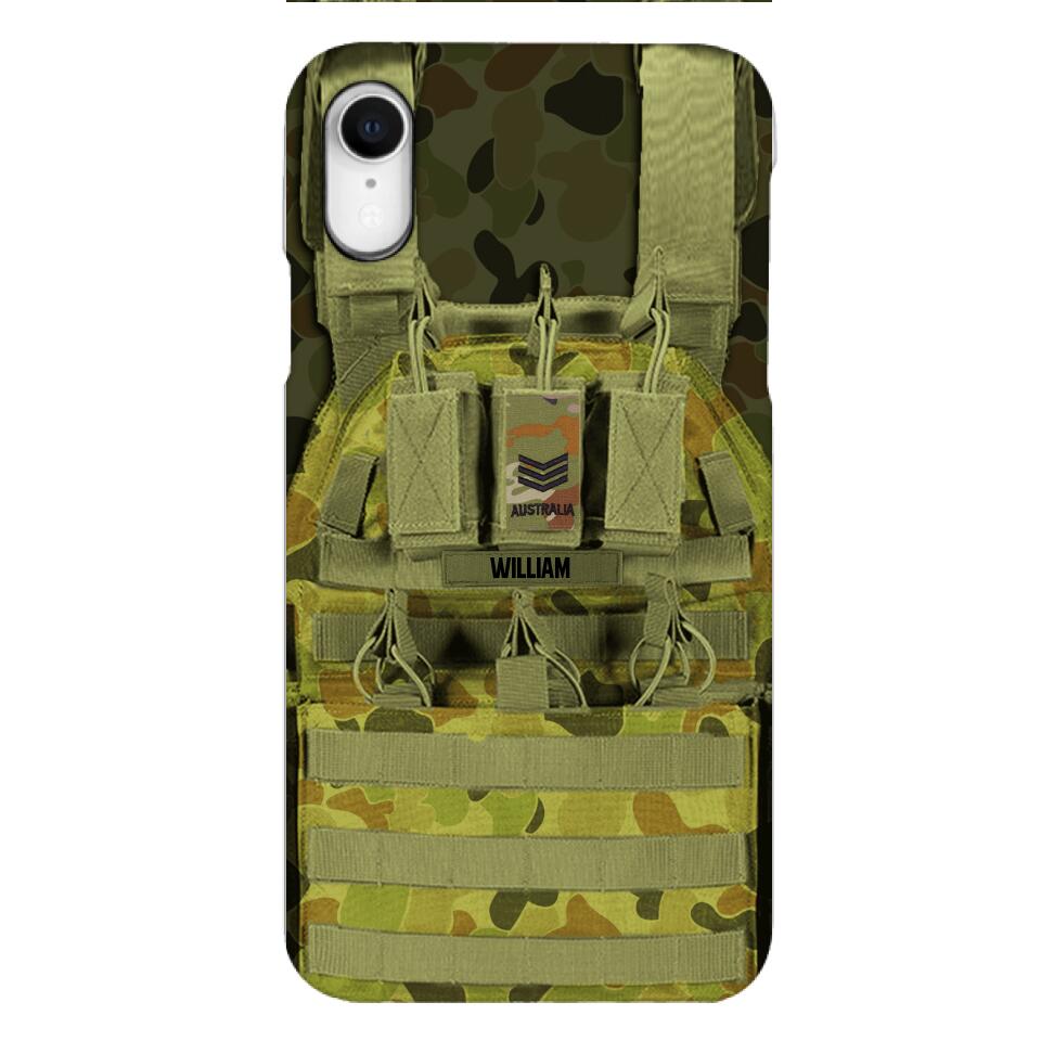 Personalized Australian Soldier Phone Case Printed 25MAR-DT28