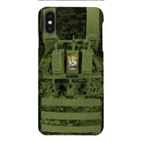 Personalized Canadian Soldier Phone Case Printed 25MAR-DT28