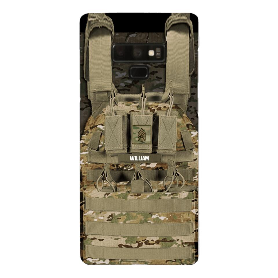 Personalized U.S Soldier Phone Case Printed 25MAR-DT28
