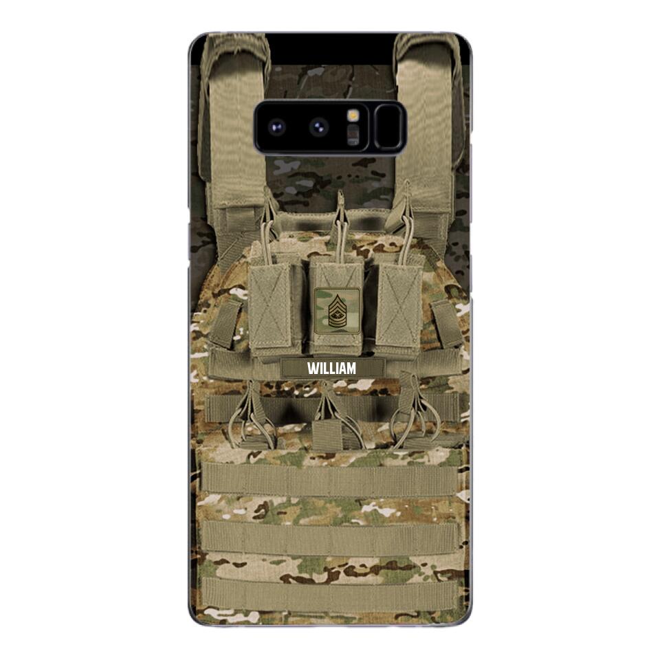 Personalized U.S Soldier Phone Case Printed 25MAR-DT28