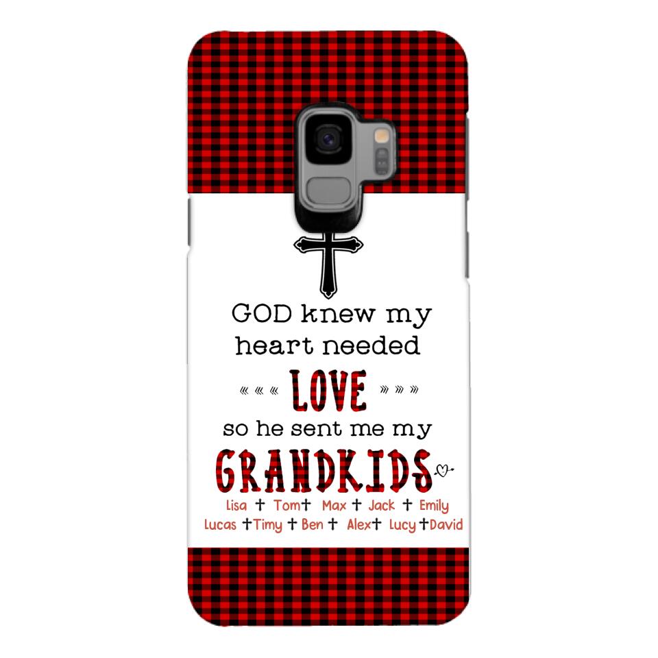 Personalized God Grandkids Phone Case Printed 3N 2803