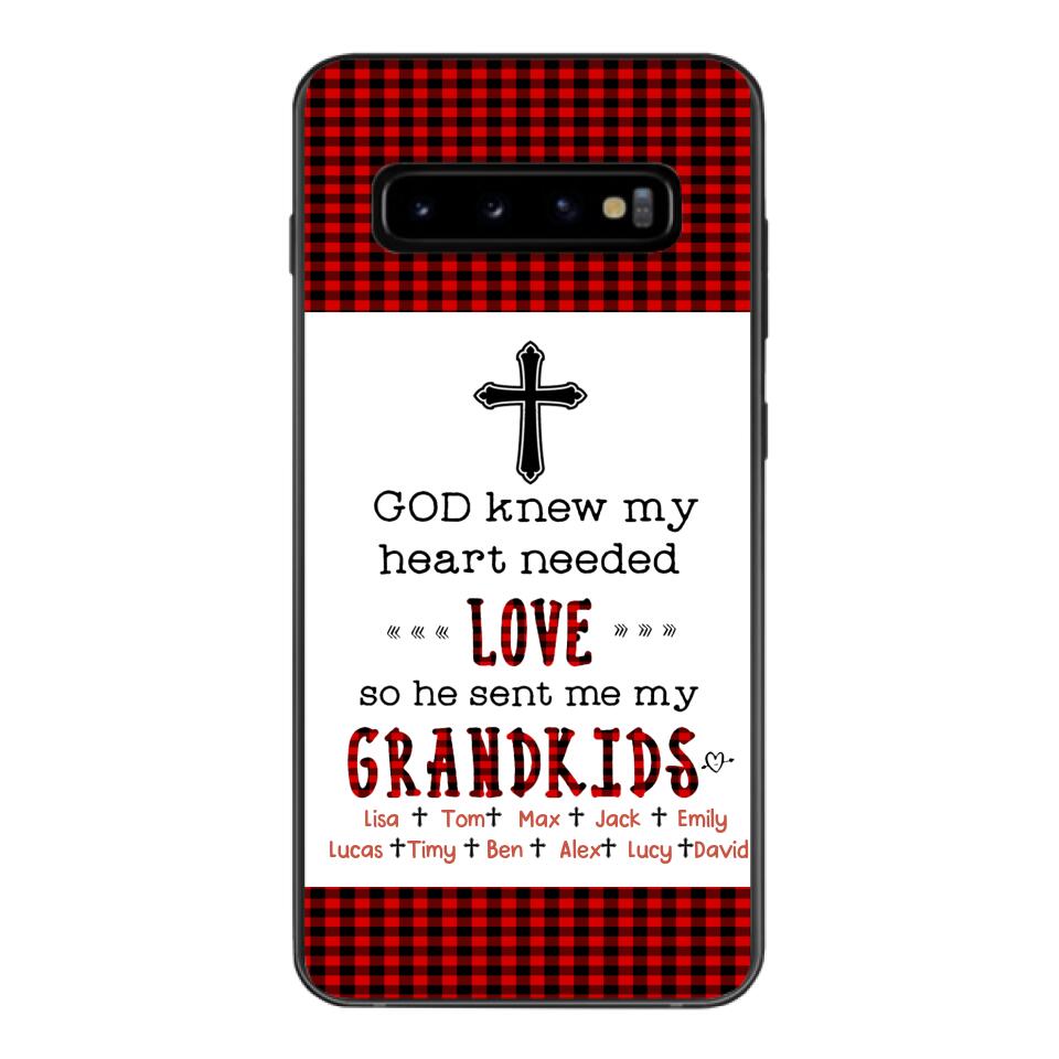 Personalized God Grandkids Phone Case Printed 3N 2803